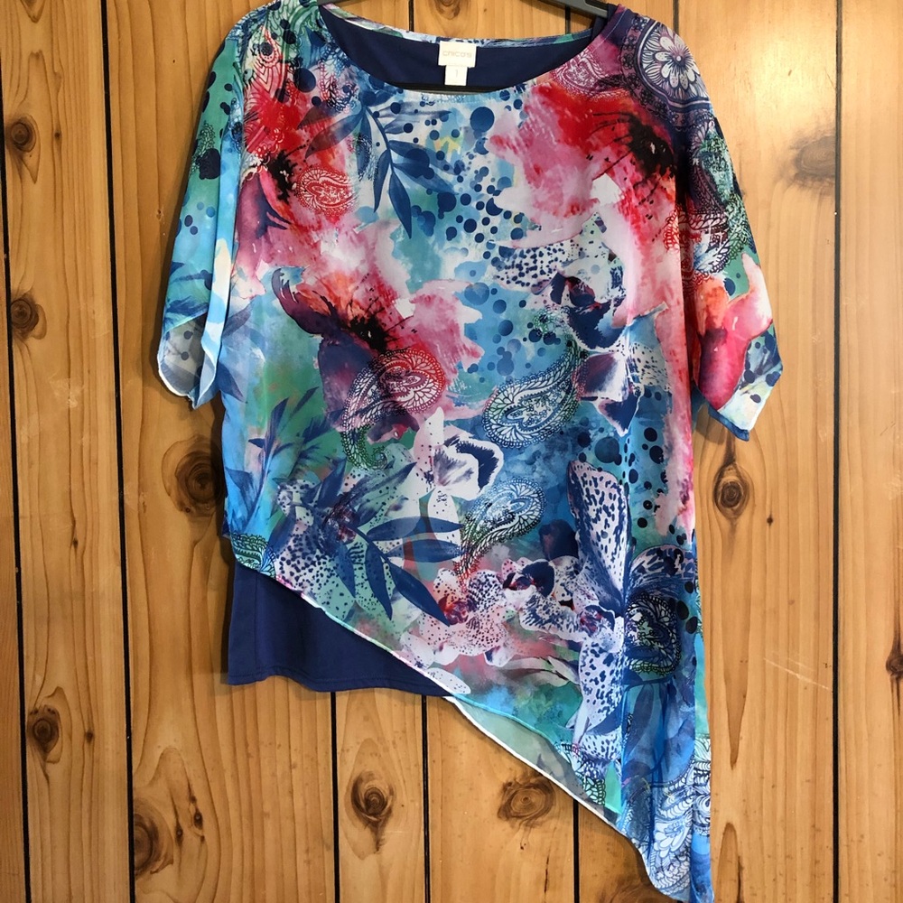 Chico flower pattern blouse
